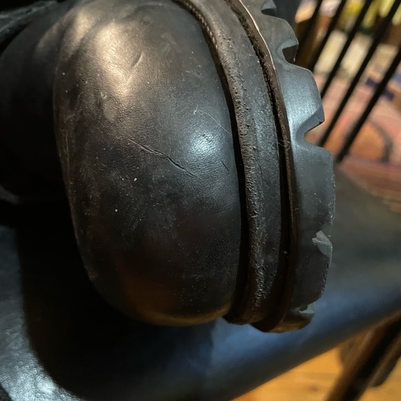 Amazing Italian boots from film studio surplus! Size 11 all leather add Vibram!! - Picture 14 of 16